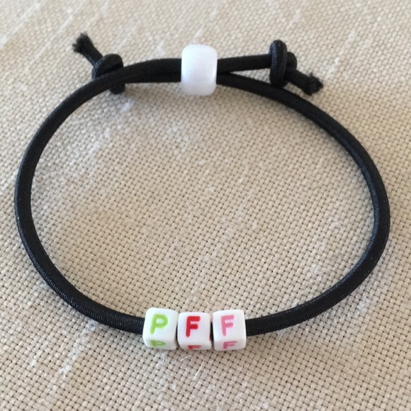 Hand Crafted Adjustable Acronym Bracelet Handmade Unisex Multicolored Stretch - Picture 2 of 6